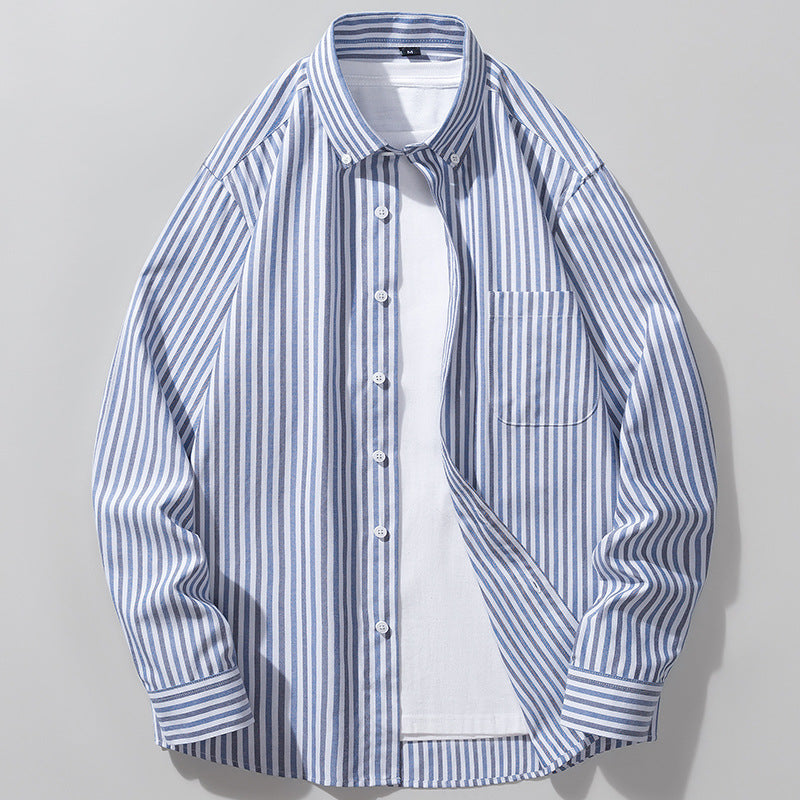 Classic Striped Button-Up