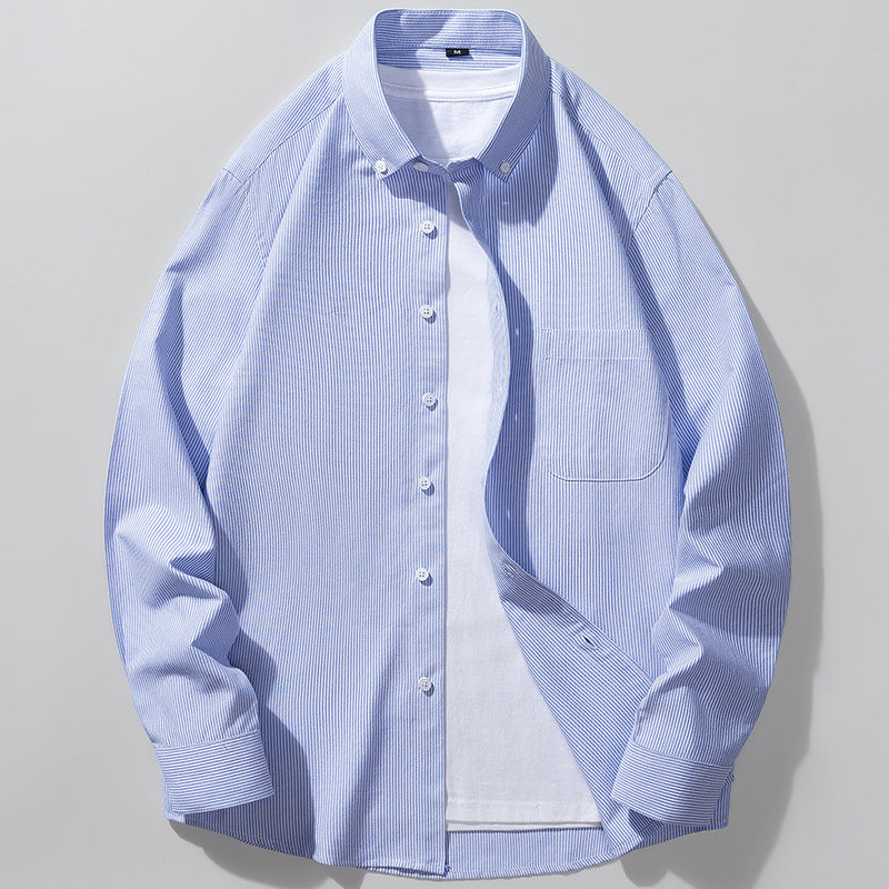 Classic Striped Button-Up