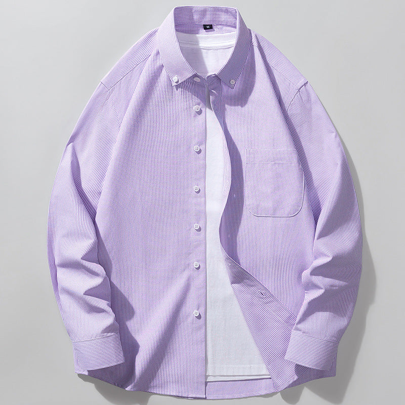 Classic Striped Button-Up