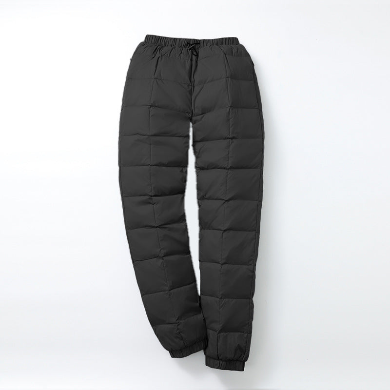 Nord Taschen Men's Quilted Thermal Pants with Elastic Hem