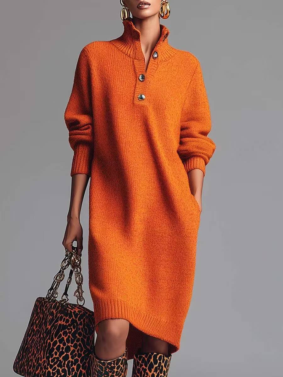 Antoinette | Chic Collared Button-Up Dress