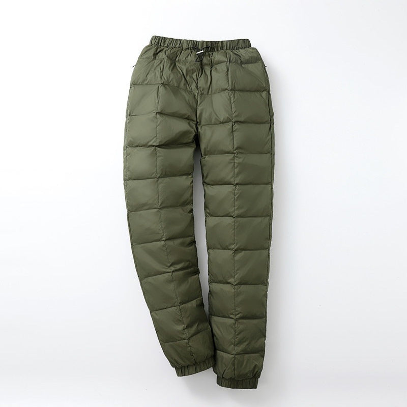 Nord Taschen Men's Quilted Thermal Pants with Elastic Hem
