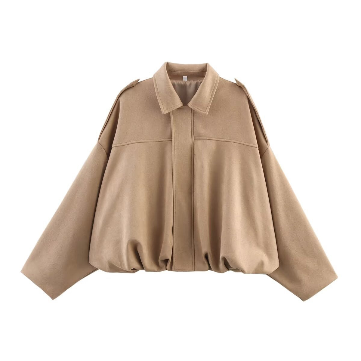 FRESH LABEL | Hailey Oversized Bomber Jacket