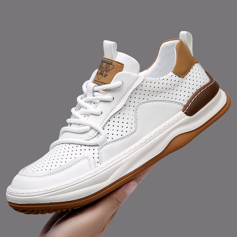 Italian Luxury Genuine Leather Sneakers