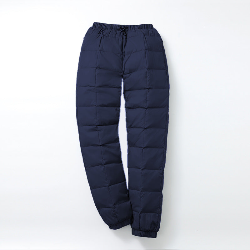 Nord Taschen Men's Quilted Thermal Pants with Elastic Hem