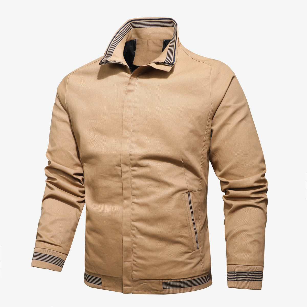 Gilberto Cotton Jacket with Fleece Lining