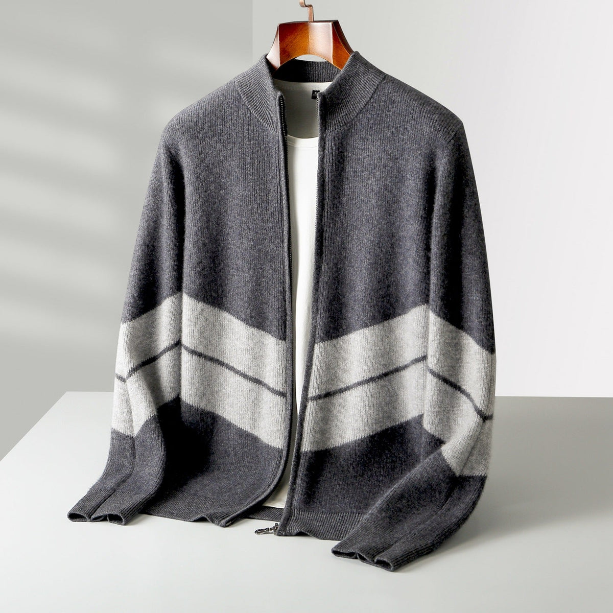 Grant Knit Wool Cardigan