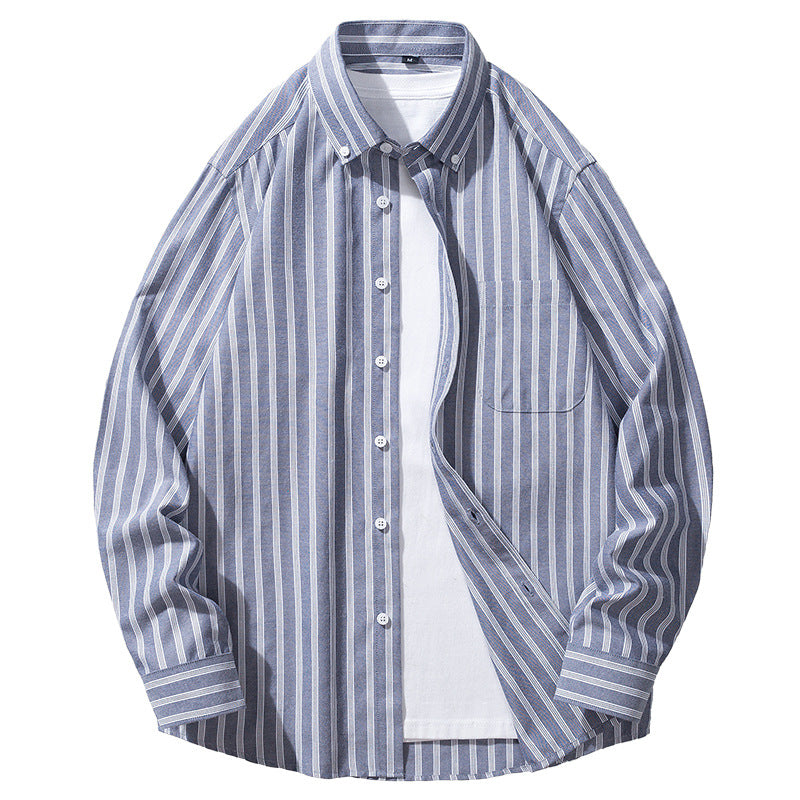 Classic Striped Button-Up