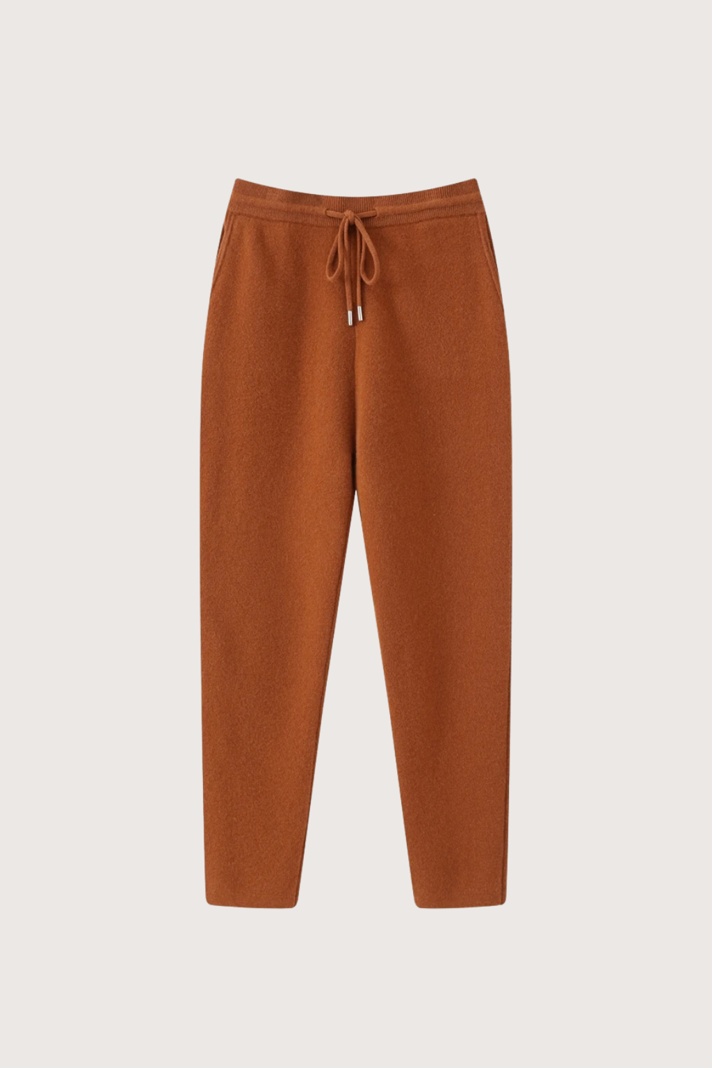 Men's Merino Wool High Waist Thick Casual Warm Trousers