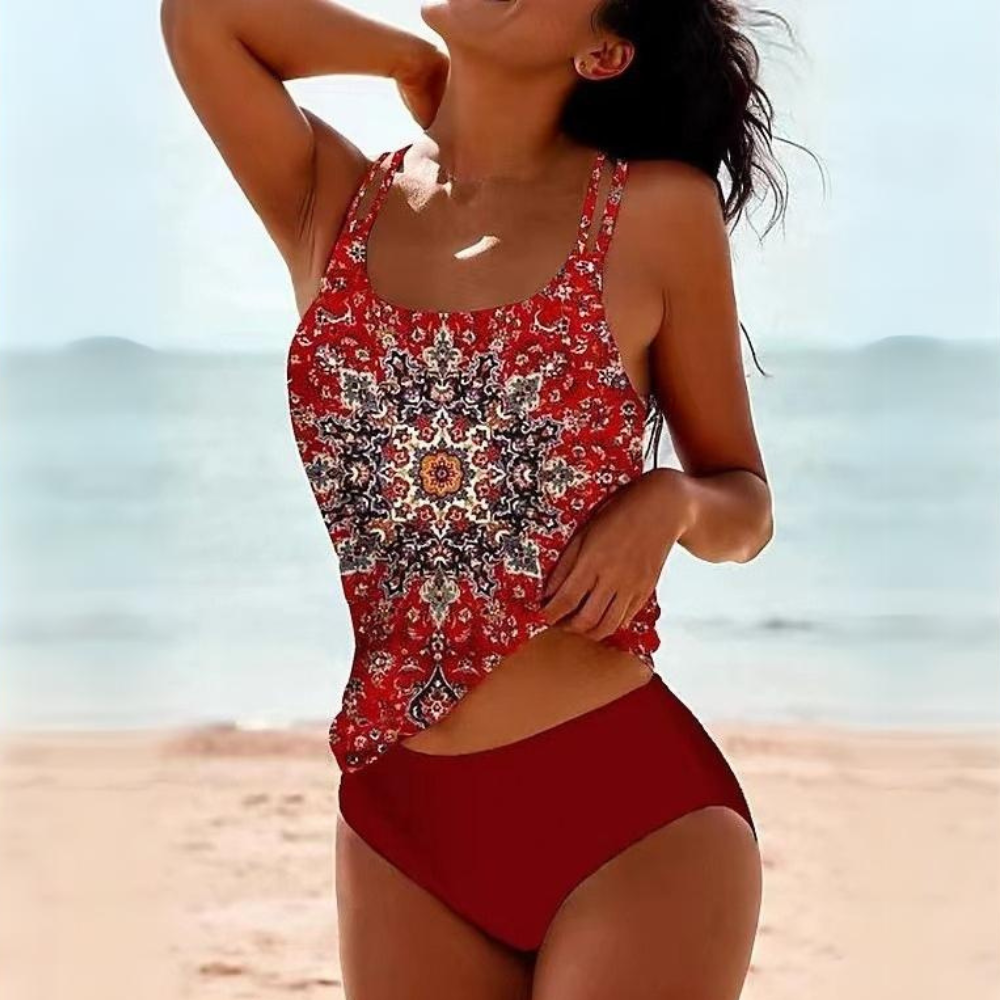 Romy – Women's High-Waisted Tankini