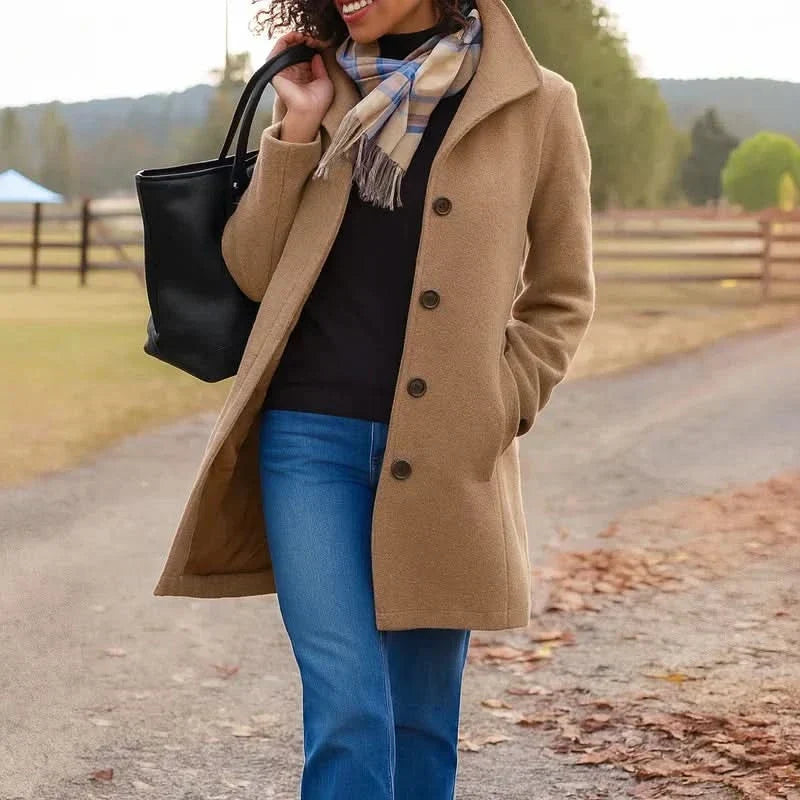 Chic Women's Heritage Coat for Cozy Elegance