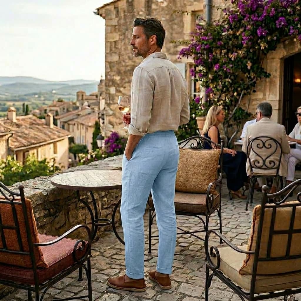 Capri Linen Trousers