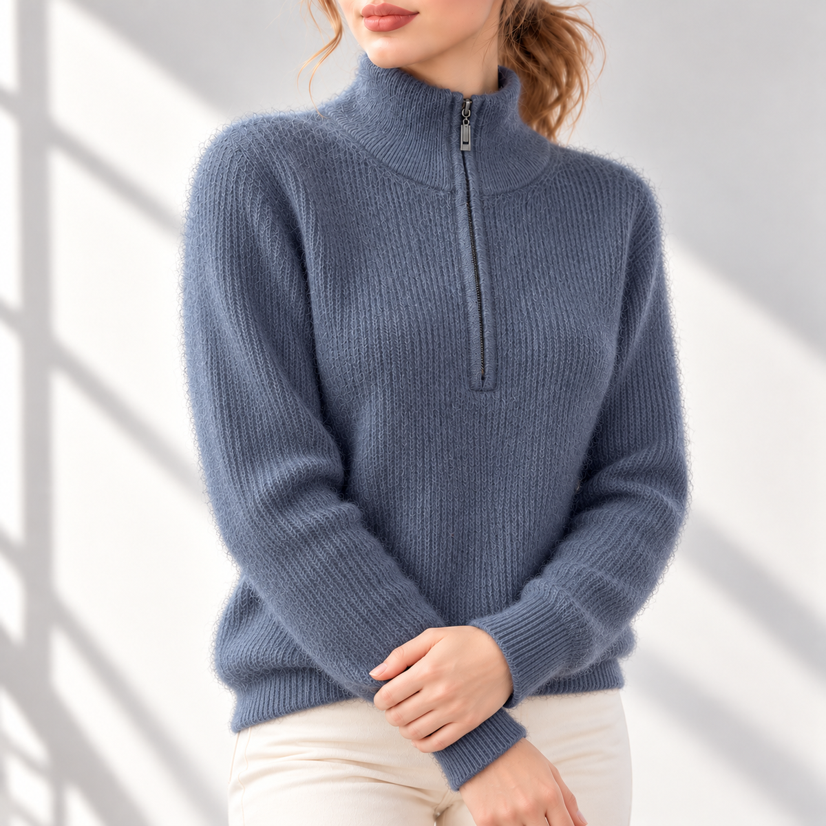 Scarlett Cashmere Sweater in Luxurious Mink