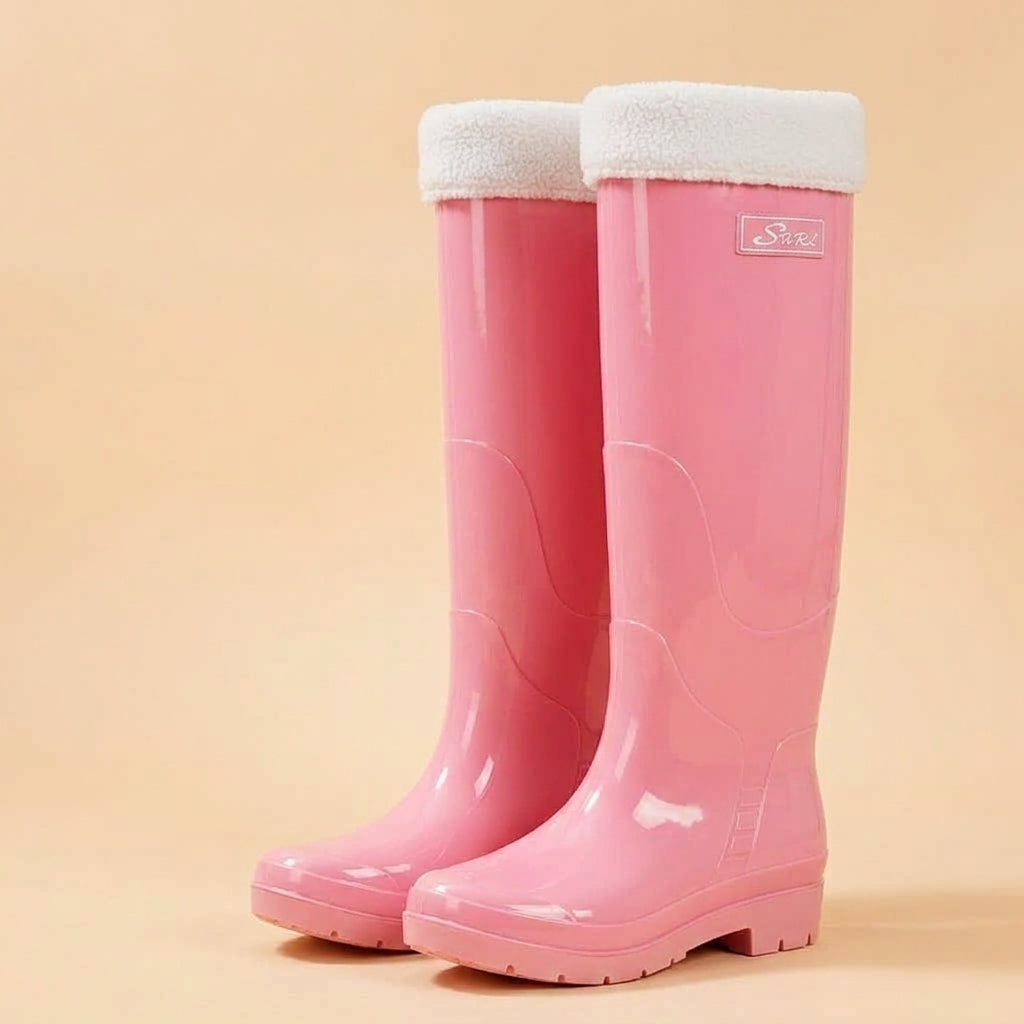 Ladies' Knee-High Rain Boots