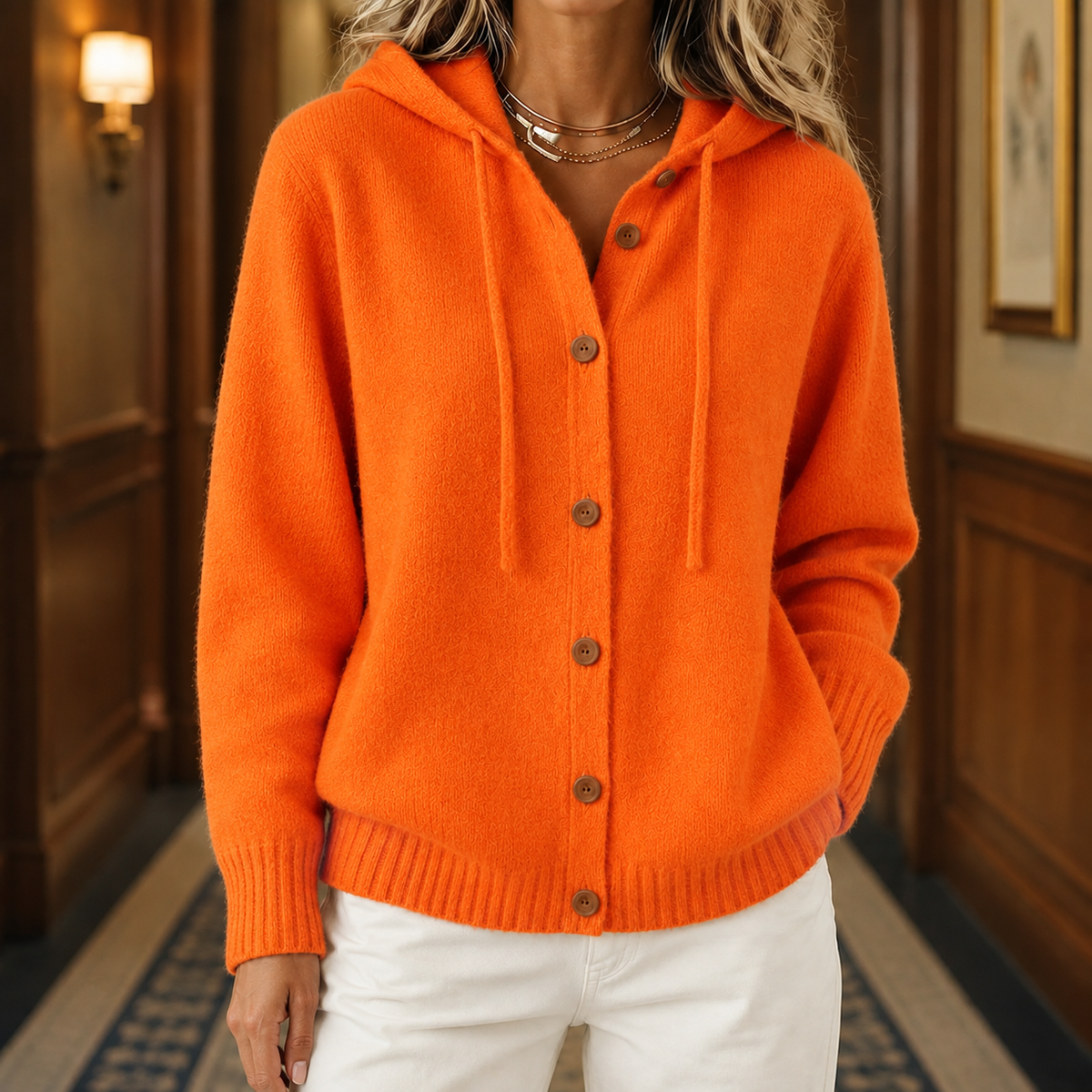 Cozy Hooded Cardigan for Women