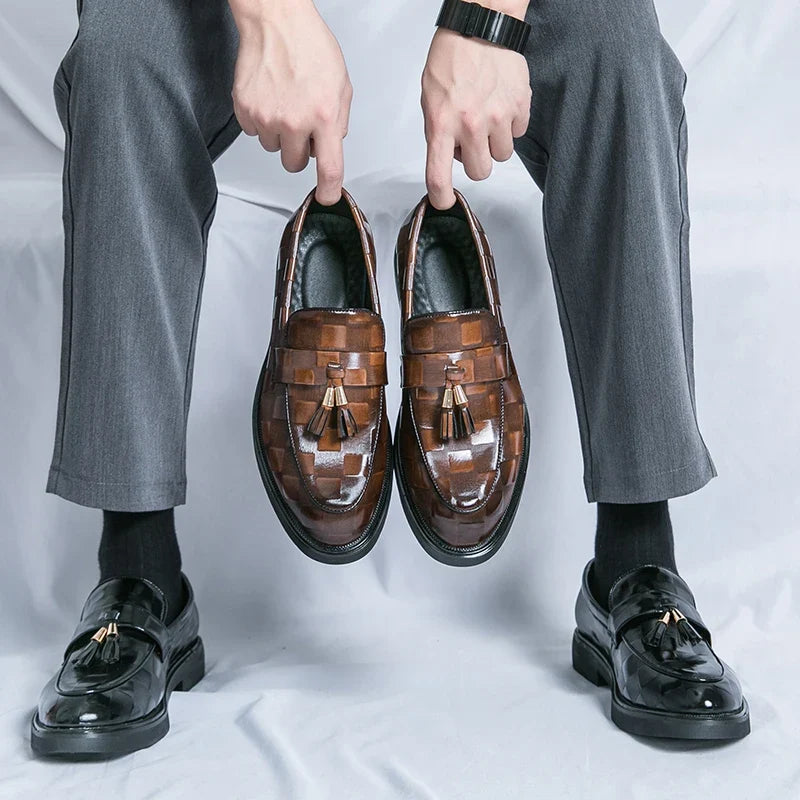 Lorenzo Authentic Leather Slip-On Shoes