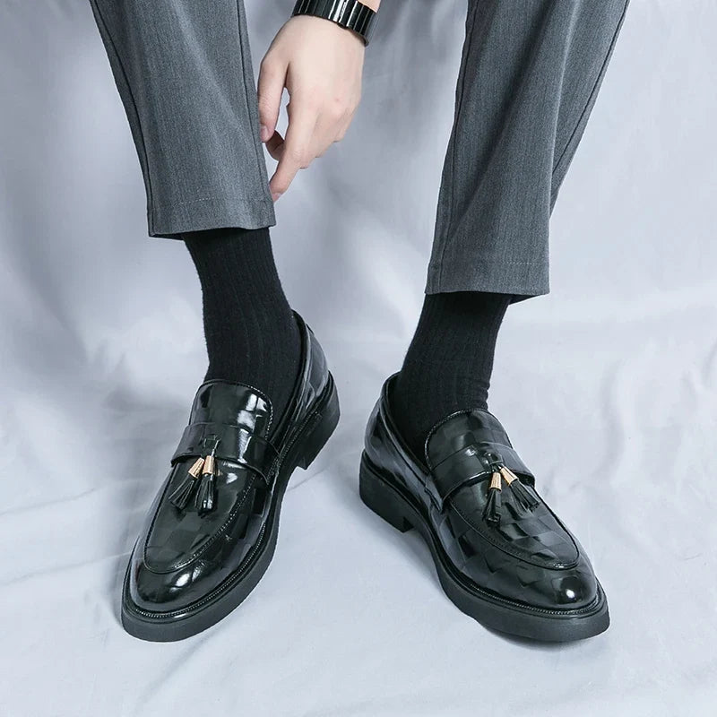 Lorenzo Authentic Leather Slip-On Shoes