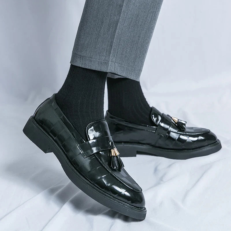 Lorenzo Authentic Leather Slip-On Shoes
