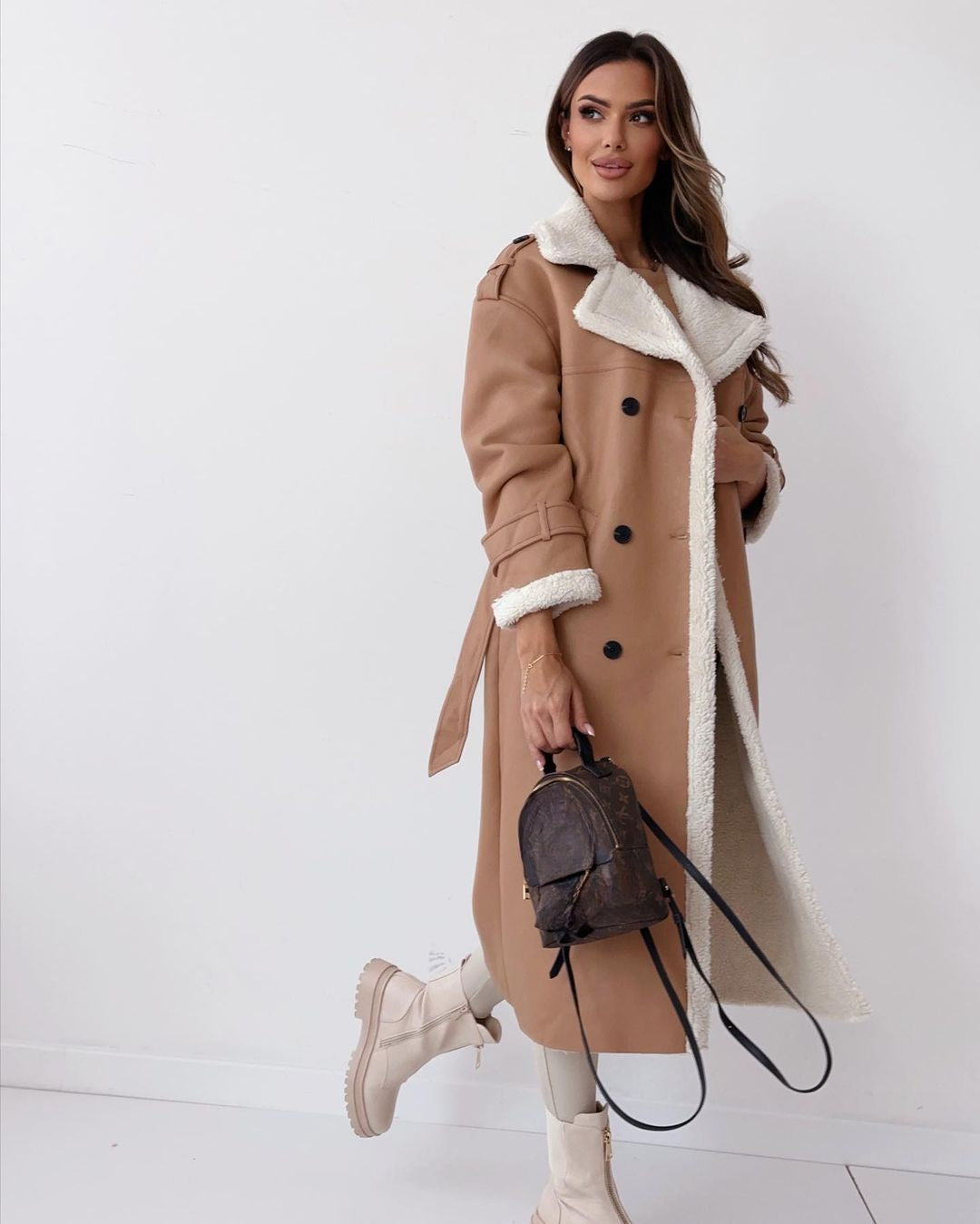 Women's Teddy Coat | Cozy Lining & Wind-Resistant Sleeves
