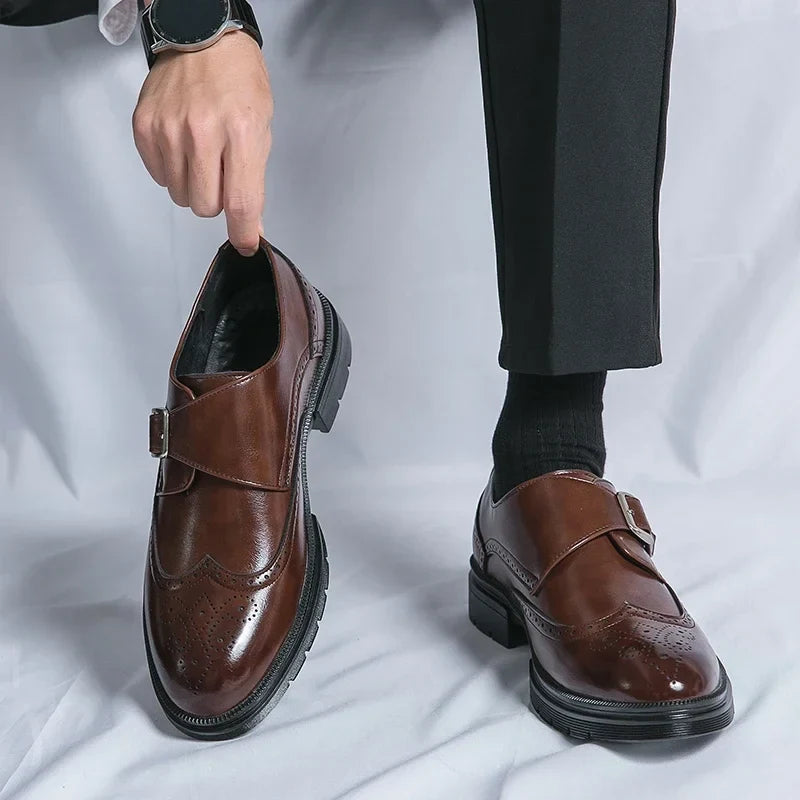 Sarto Buckled Dress Shoes