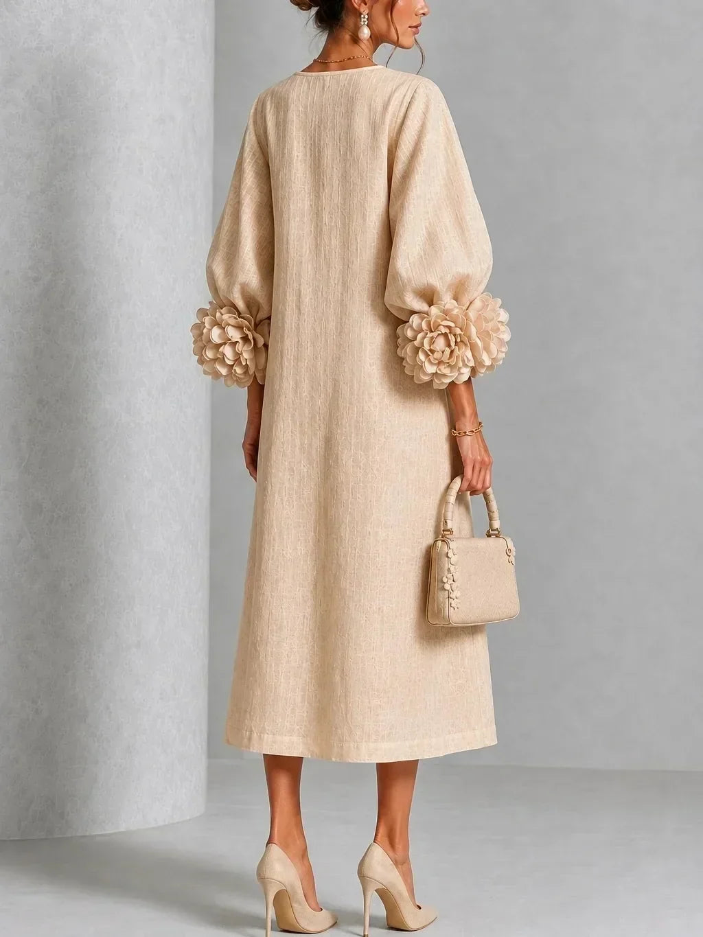 Women's Romantic Mid-Length Dress