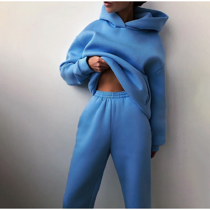 Esther | Women's Cozy Relaxed Fit Hoodie and Jogger Set