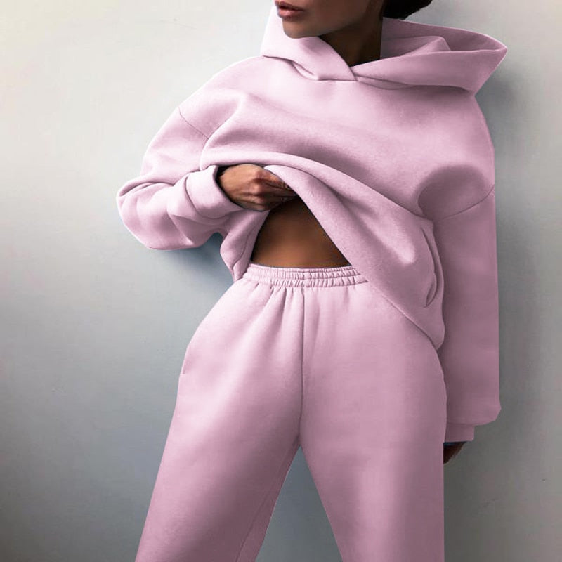 Esther | Women's Cozy Relaxed Fit Hoodie and Jogger Set