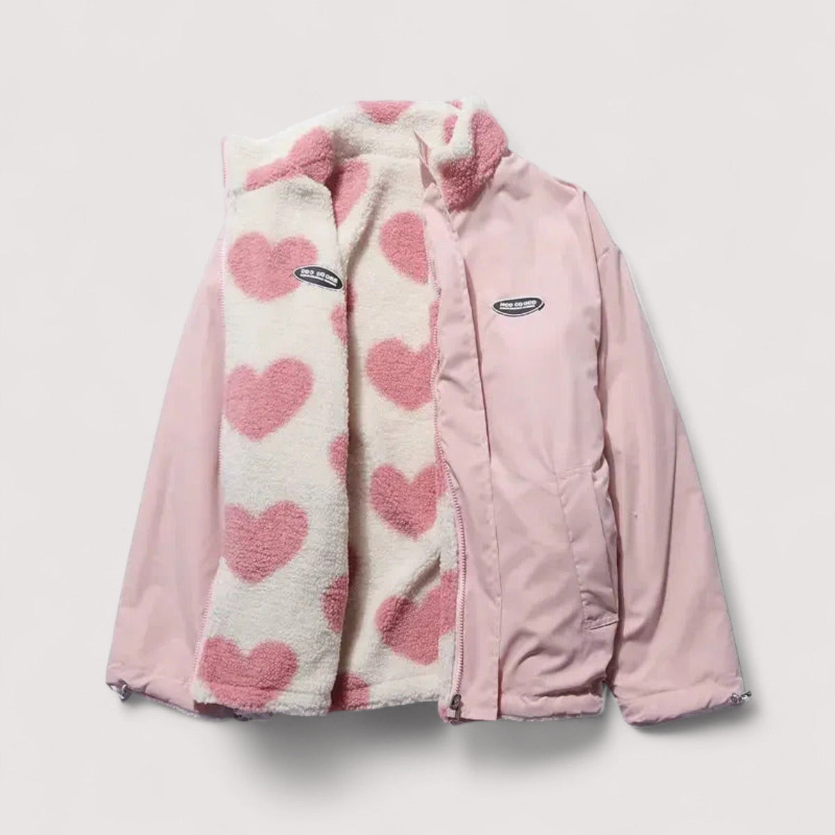Women's Heart-Shaped Reversible Jacket