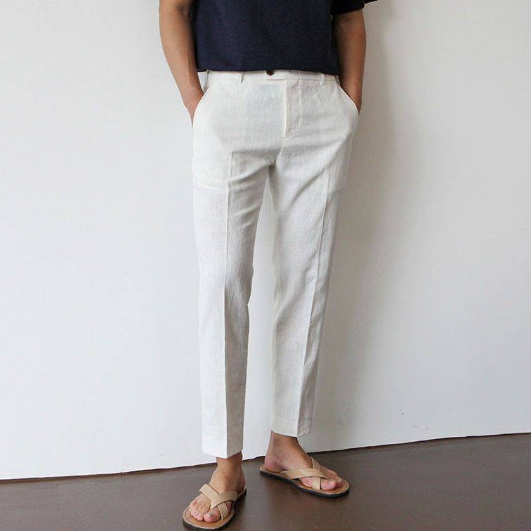 OLD MONEY Linen Trousers