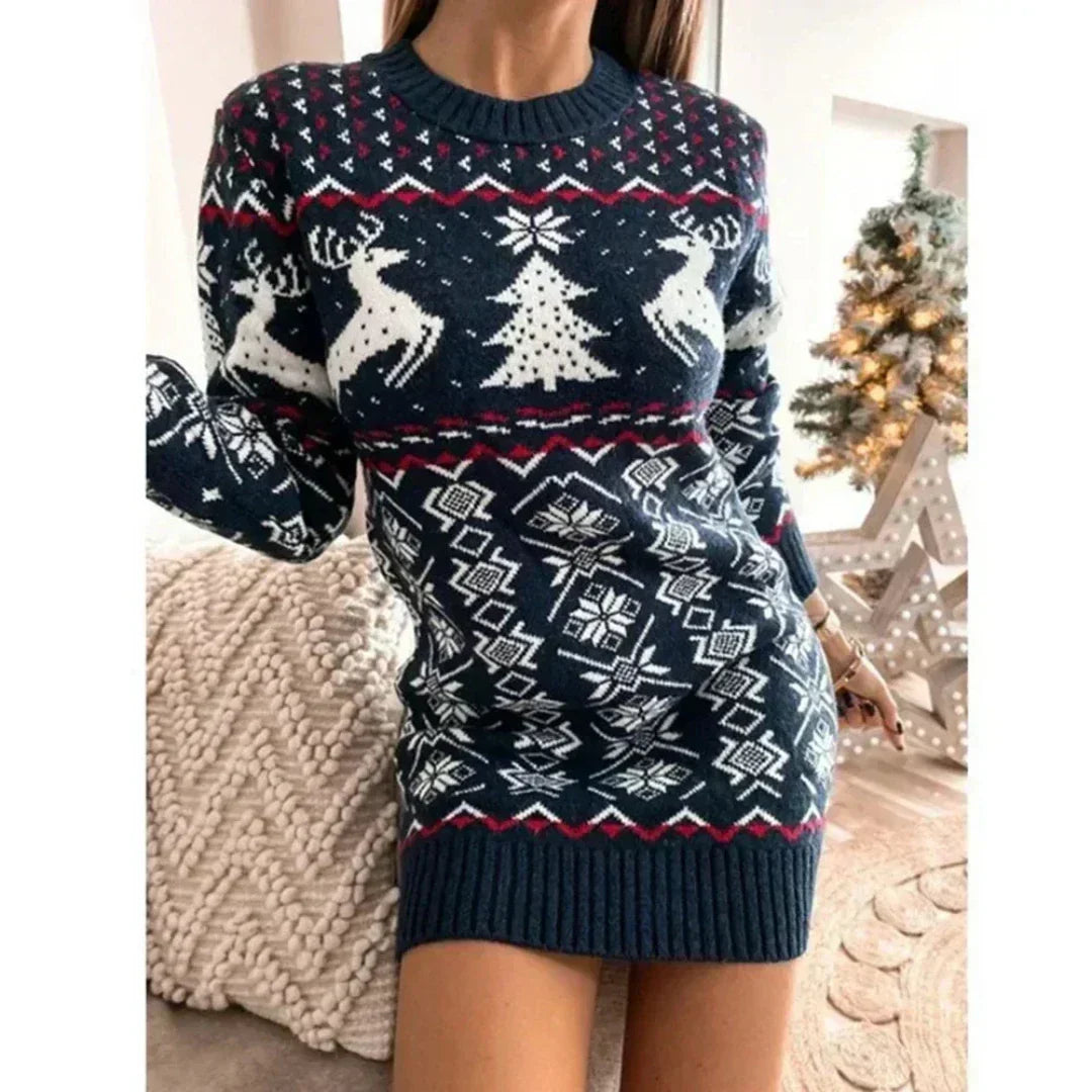 Ladies Knitted Christmas Dress | Warm, Festive and Delightfully Comfortable