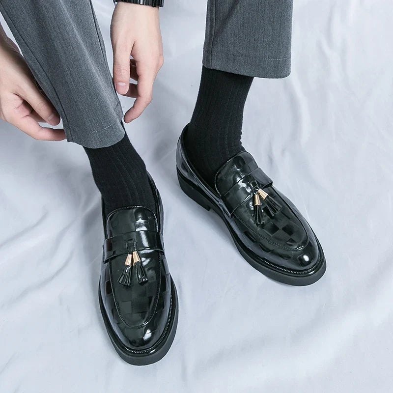 Lorenzo Authentic Leather Slip-On Shoes