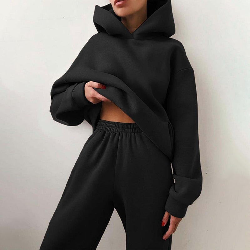 Esther | Women's Cozy Relaxed Fit Hoodie and Jogger Set