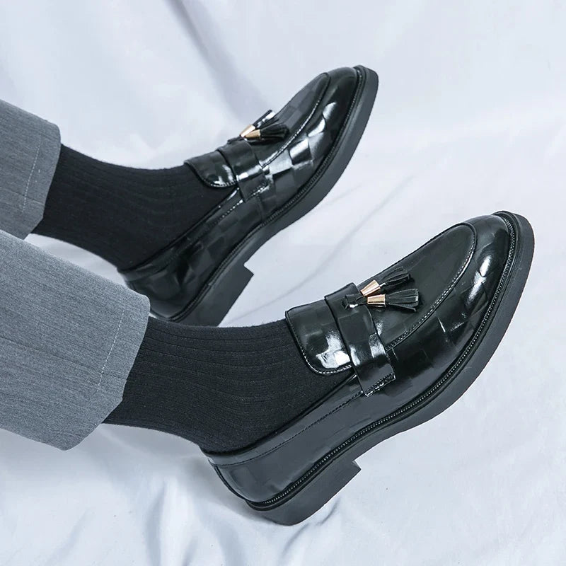 Lorenzo Authentic Leather Slip-On Shoes