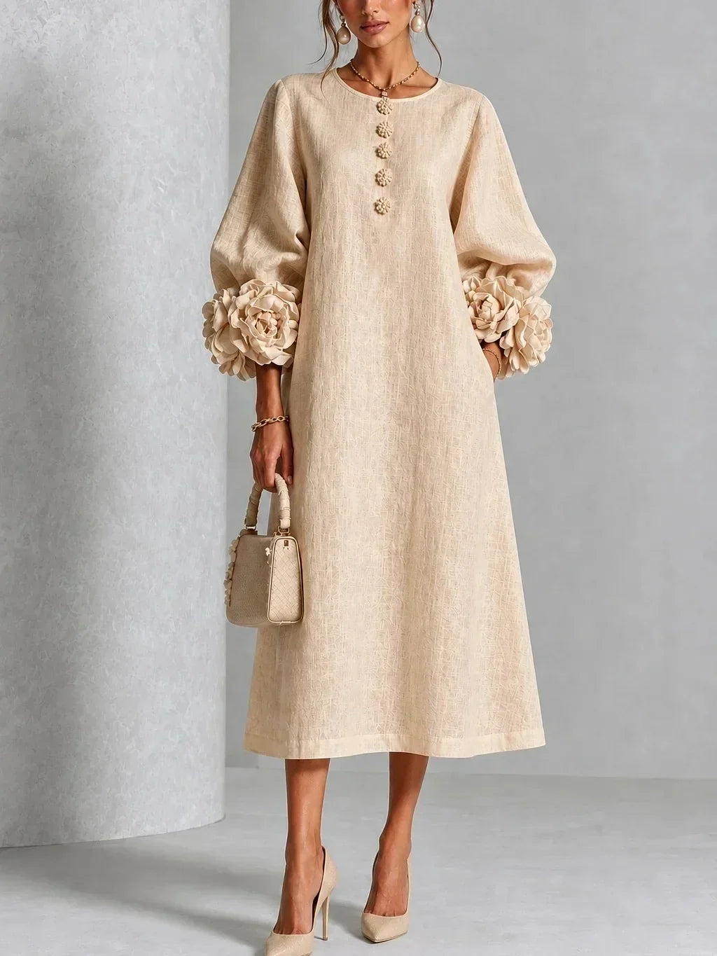 Women's Romantic Mid-Length Dress