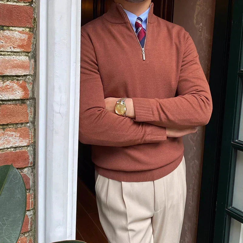 Men's Tailored Fit Quarter-Zip Pullover | Ultimate Comfort