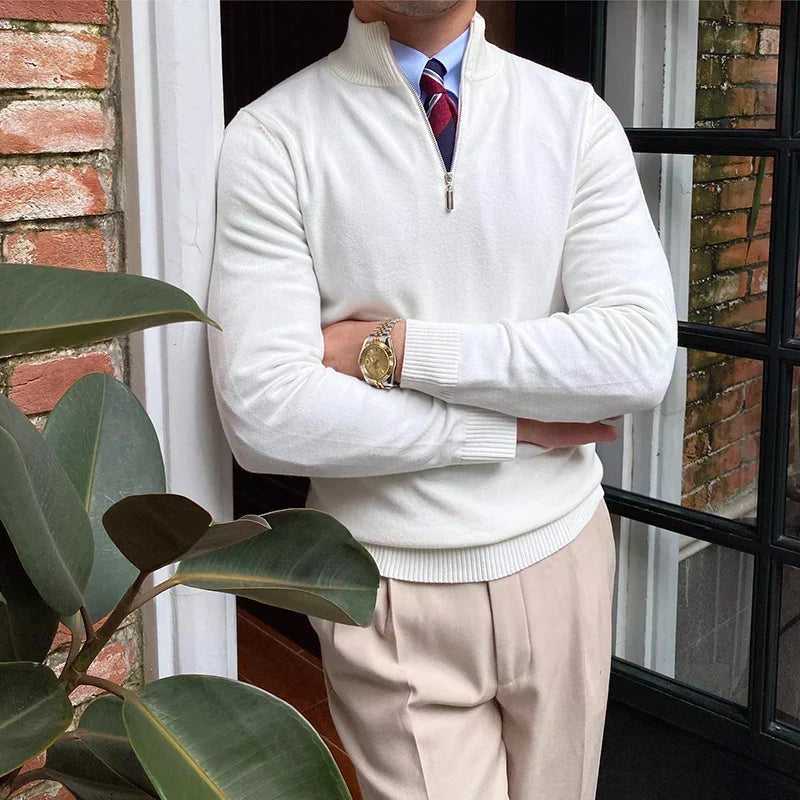 Men's Tailored Fit Quarter-Zip Pullover | Ultimate Comfort