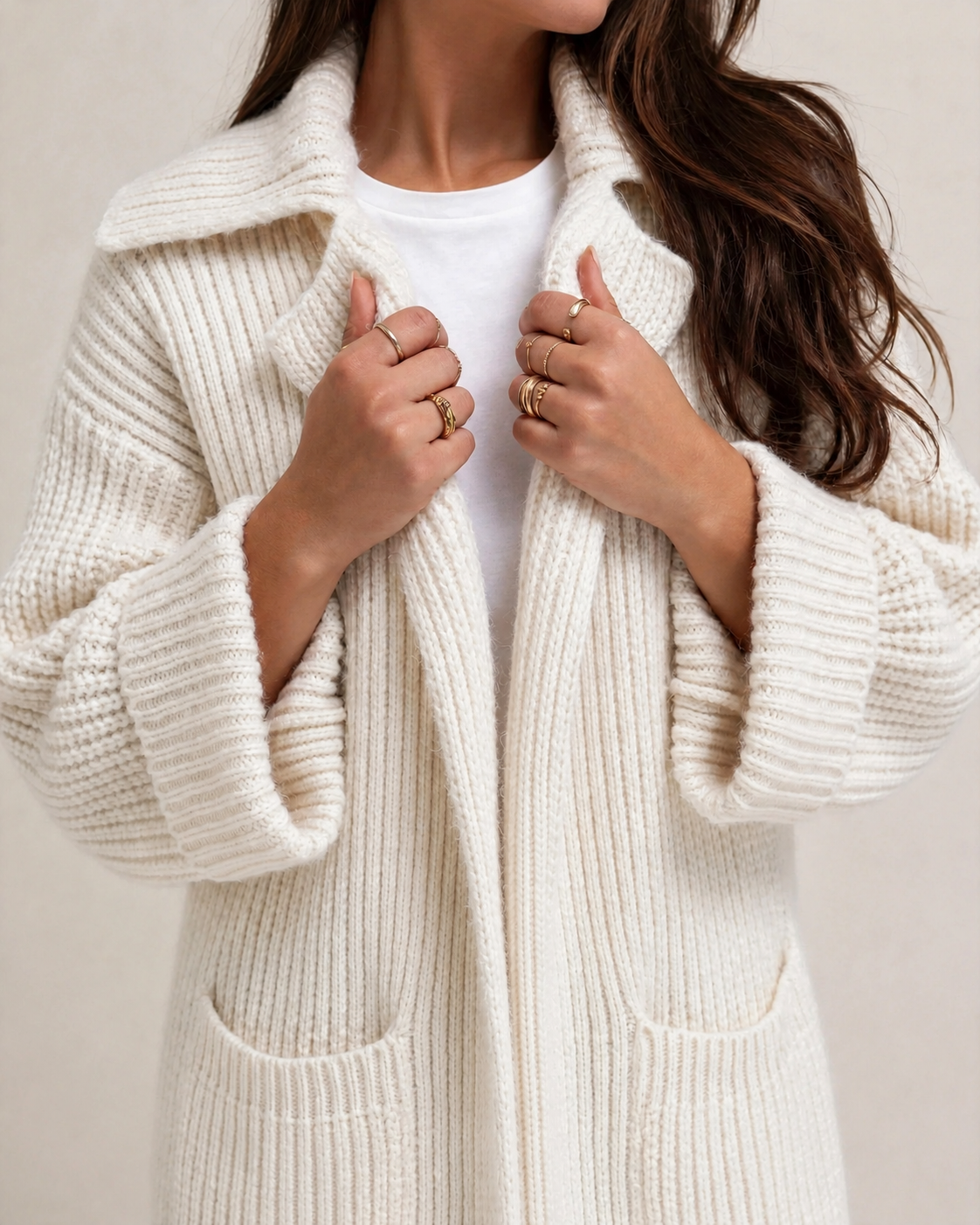 Chic and Comfortable Long Knit Cardigan for Women