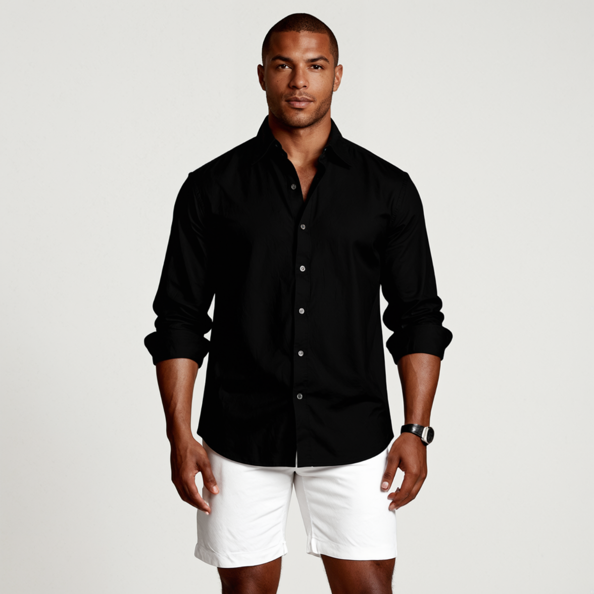 The St. Tropez Vintage Long Sleeve Linen Shirt for Men