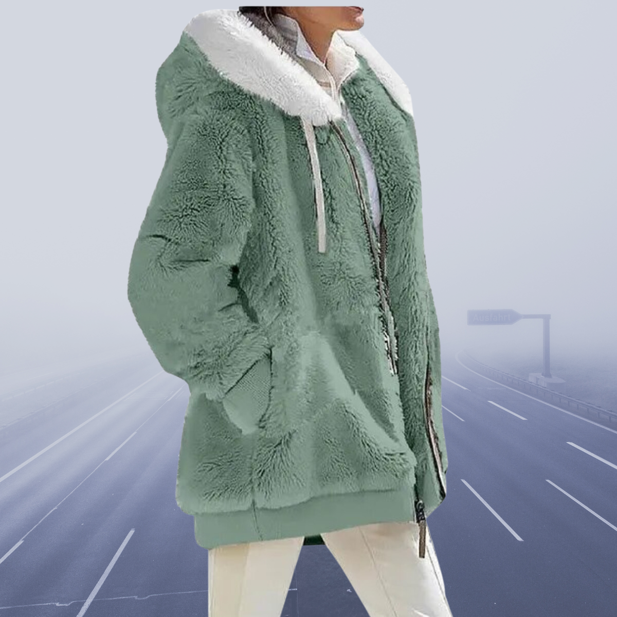 Ladies' Winter Coat with Hood