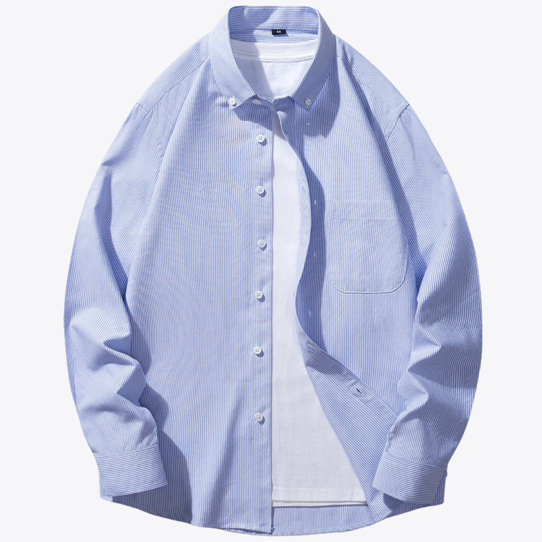 Classic Striped Button-Up