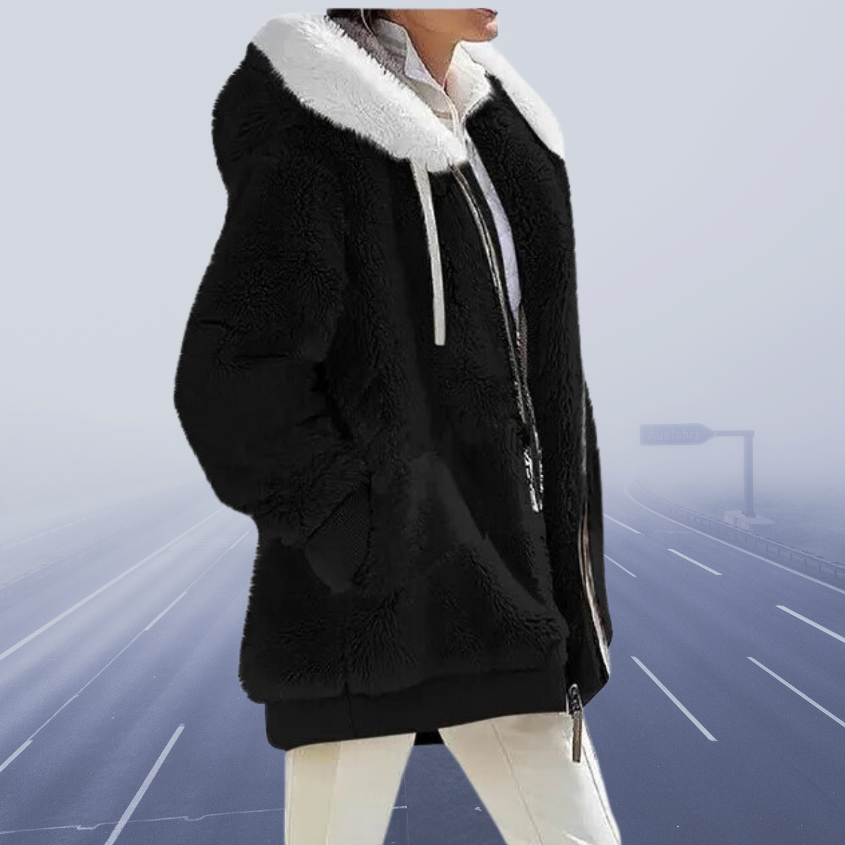 Ladies' Winter Coat with Hood