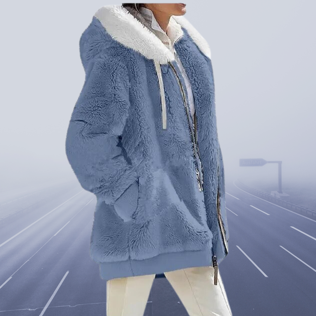 Ladies' Winter Coat with Hood