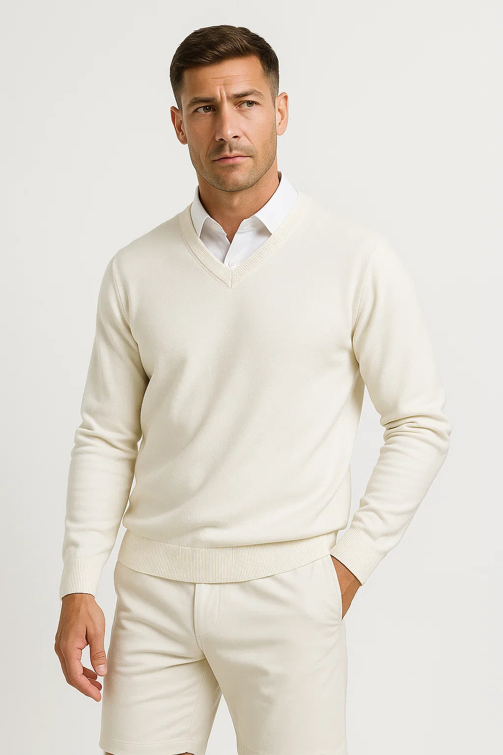 Men's V-Neck Sweater | Slim Fit, Stylish and Versatile