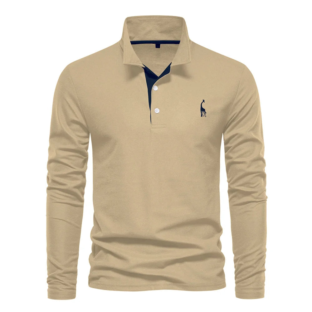 Long Sleeve Polo for Men | Timeless Style and Effortless Comfort