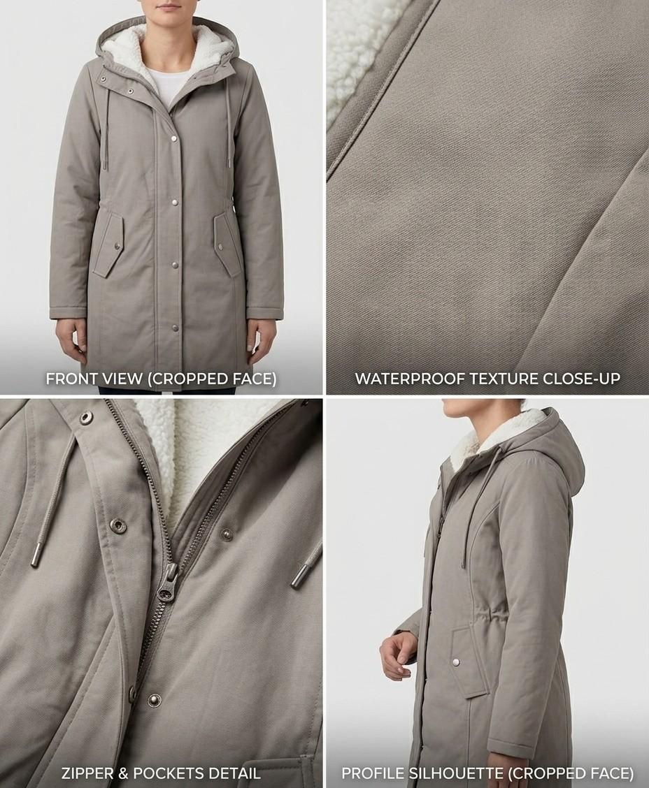 Women's Fleece-Lined Winter Parka