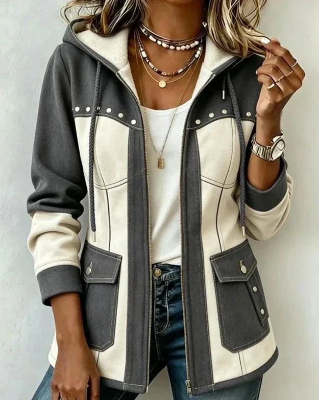 Women’s Color-Block Hoodie