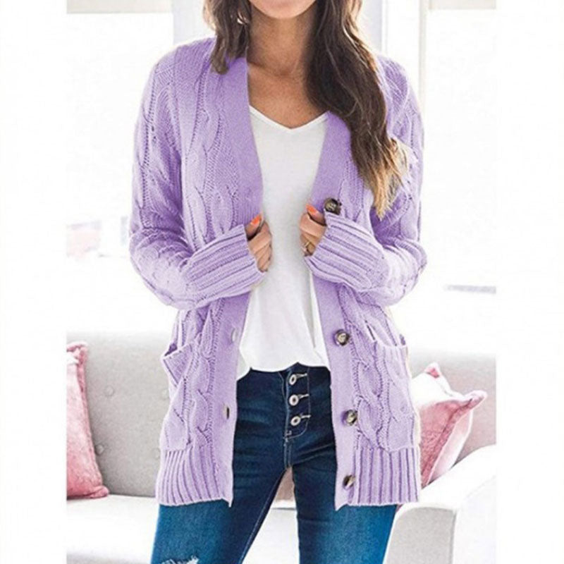 Women's Classic Fit Cozy Knit Layering Sweater