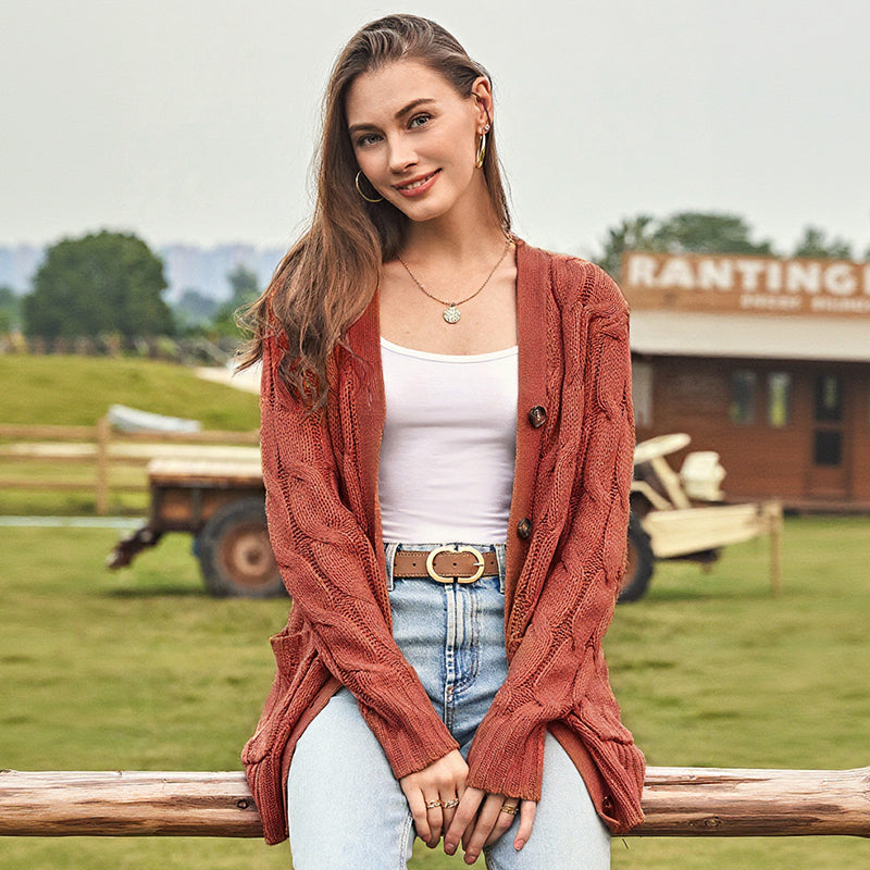 Women's Classic Fit Cozy Knit Layering Sweater