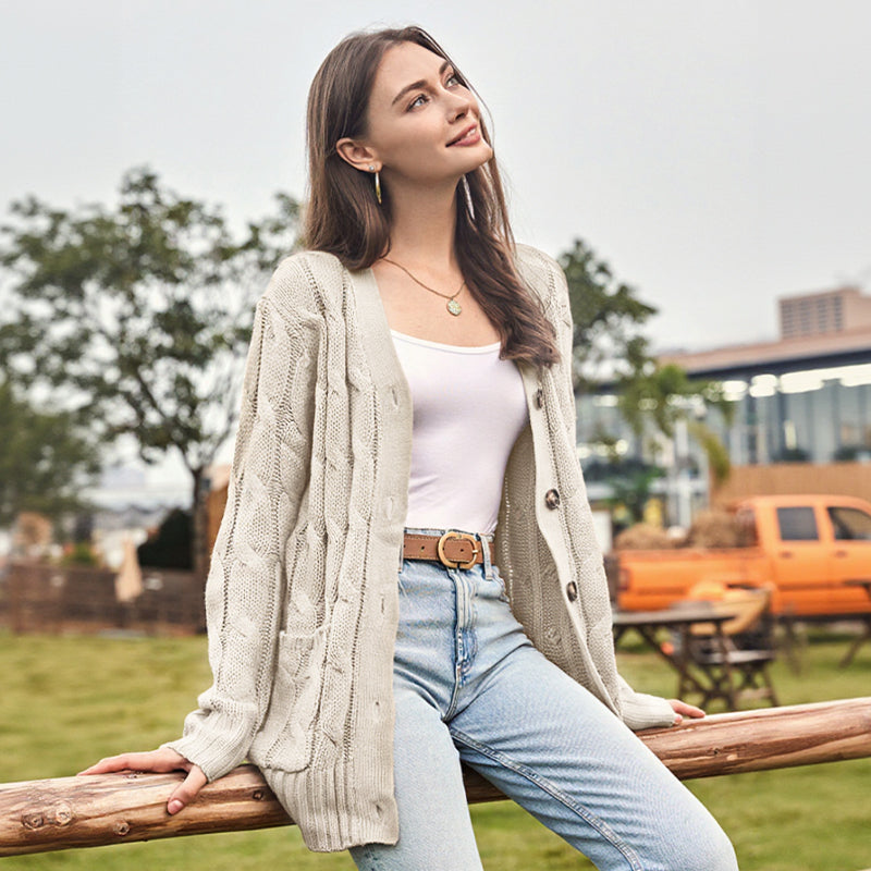 Women's Classic Fit Cozy Knit Layering Sweater