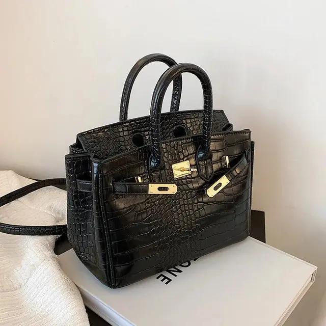 Spacious Women's Handbag with Multiple Compartments and Adjustable Strap